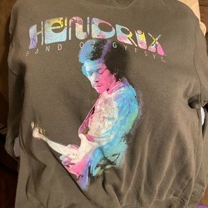 Hendrix gray sweat shirt adult size small. No tips in great shape!